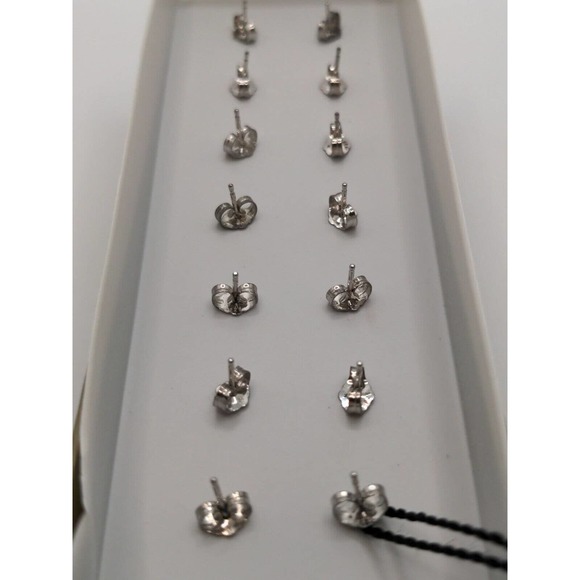 Honora Collection Freshwater Pearl Multi-color Set Of 7 Pair Button Stud... - Picture 12 of 16